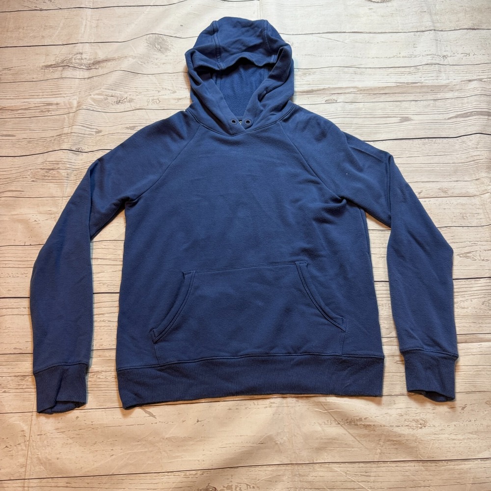 Athleta Girl Hooded Sweatshirt  Long Sleeve Pullover Youth Blue Girls Size Large